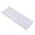 Mechanical Keyboard 64 Keys Wireless 2.4G BT3.0 5.0 Type C Wired Connection Ergonomic Design White Keyboard Red Switch