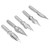 Classical Retro Fountain Pen Feather Dip Pen Writing Pen Gift Box for Christmas Valentine Black
