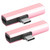 2Pcs 2 in 1 TypeC to 3.5mm Assist Audio Cable Wire Charger Headset Distributor Adapter(rose )