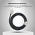 2PCS Rg58 Coaxial UHF (Pl259) Male to Male Antenna Copper Adapter Cable Connecting Line