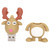 USB Flash Drive Lightweight Portable Safe Reliable Exquisite PVC Christmas USB Flash Drive8G