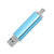 OTG U Disk USB 2.0 Flash Drive Hot Plug AntiKnock Moistureproof for Mobile Phone Computer(4GB )