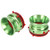 1 Pair NAB Hub Adapters Professional Polished Aluminum Reel to Reel Tape Opener for Studer ReVox for Akai for Teac Green