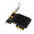 WiFi 6 Card 5400Mbps 2.4G 5G 6G MU MIMO Technology Stable Transmission PCIe WiFi Card with 2 8dBi Antenna for Desktop