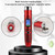 AK009 Pen Multi Function Personality Mini Cigarette Lighter Flashlight 0.96in Dual Card Dual Standby Mobile Phone(Red )