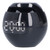 Multifunctional Bluetooth 5.0 Alarm Clock Speaker Rechargeable Ball Shape Portable Wireless Speaker with Clock for Bedroom OfficeBlack G90S