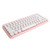 Ajazz Wireless Keyboard Bluetooth 84 Keys Retro Round Keycap Gaming Office Supplies 308IPink