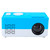 Mini Portable Projector LED Home Theater Video Media Player Projector with Rack 100‑240V White Blue AU Plug