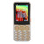 T 758 GSM Unlocked Cell Phone 2.8 Inch Screen 3200mAh Battery Big Button High Volume Cell Phone for Seniors 100‑240V Gold EU Plug