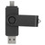 OTG Flash Memory Driver Micro USB USB2.0 Portable U Disk Pendrives Accessories CW10040 Black64GB