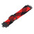 Adjustable Nylon Watch Strap for Huawei Watch Fit Bands Knitting Elastic Solo Loop Watchband(Red Black )