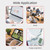 MK321-Pro 3-key Mini Customized Keyboard with Mechanical Blue Switch USB+2.4G+BT Connection for Office Game Multimedia Black