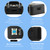 MK321-Pro 3-key Mini Customized Keyboard with Mechanical Blue Switch USB+2.4G+BT Connection for Office Game Multimedia Black