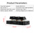 MK321-Pro 3-key Mini Customized Keyboard with Mechanical Blue Switch USB+2.4G+BT Connection for Office Game Multimedia Black
