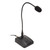 Gooseneck Condenser Microphone Professional 6.35mm Desktop Wired Microphone for Broadcasting Conferences Speech