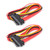 10pcs Sata Cable 7+15Pin Male to Female 22 Pin Data Power Extension Cable for External Hard Disk Data Transmission