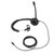 3.5mm Telephone Headset Noise Cancelling Unilateral Corded Customer Service Earphone with Mic for Landline Office
