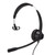 3.5mm Telephone Headset Noise Cancelling Unilateral Corded Customer Service Earphone with Mic for Landline Office