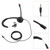3.5mm Telephone Headset Noise Cancelling Unilateral Corded Customer Service Earphone with Mic for Landline Office