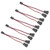 5PCs Fan Adapter Cable 2 In-1 Computer Chassis Accessories Female 3 Pin to Male 3 Pin 2 Pin