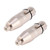 2Pcs 3 Pin XLR Female Jack to RCA Female Audio Microphone Mic Connector Adapter