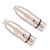 2Pcs 3 Pin XLR Female Jack to RCA Female Audio Microphone Mic Connector Adapter