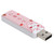 U Disk PushPull Type USB2.0 Flash Drive Portable Plug in Data Storage Device with Lanyard(64GB )