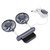 Monitor Fan 2 Heads 3 Speed Modes 6.6ft USB Cable Noiseless Space Saving Clip On Computer Fan for Family Office Blue