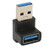 Right Angle 90 Degree USB Male to USB Female Adapter Small Portable 10Gbps High Speed Transmission Charging USB3.1 Adapter