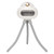 Stroller Fan Handheld Portable USB Rechargeable 4 Speeds Mute Tripod Design 360 Degree Horizontal Rotation Fan for Bike White