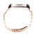 Smartwatch Wrist Band Strap Stainless Steel Anti Lost with Double Latch Folding Buckle for Mi Band 6Rose Gold