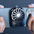 Mobile Phone Cooling Fan Game Cooler USB Wireless Back Clip Cooling Fan Phone Cool Heat Sink Wind Adjustable Black