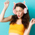 Foldable Bluetooth Headphone HiFi Glowing Effect Lightweight Comfortable Cute Wireless Headset Pink