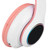 Foldable Bluetooth Headphone HiFi Glowing Effect Lightweight Comfortable Cute Wireless Headset Pink