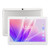 10.1 Inch Tablet 2GB RAM 32GB ROM Dual SIM Dual Standby HD Tablet for Entertainment Work 100‑240V Silver US Plug
