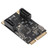 Mini PCi E to 2 Port SATA Expansion Card 6Gbps Fast Transmission Speed PCI E 3.0 Bandwidth Mini PCl E Expansion Card