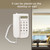 Hotel Business Telephone Extension No Caller ID Home Phone For Hotel Family(White)