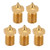5pcs CHT V6 3D Printer Nozzle 3 Hole High Flow Printer Extruder Brass Nozzles for 1.75mm PLA ABS TPU PA Materials 0.2mm