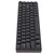 Wireless 2.4 G Mechanical Keyboard Black 68 Keys RGB Dynamic Backlight Wireless Gaming Keyboard for WindowsBlue Switch