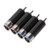 4Pcs RCA Sound Plug Carbon Fiber Chrome 8mm Wire Diameter Welding RCA Connector for Professional Equipment