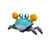 Electric induction crab baby toddler will walk to avoid obstacles usb charging children 3-6 years old toys wholesale Induction Crab【QC-1Y-Green-English】
