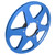 1/4 10.5 Inch Empty Tape Reel Aluminum Alloy 6 Hole Universal Opening Machine Part Empty Takeup Reel for REVOX Studer Blue