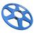 1/4 10.5 Inch Empty Tape Reel Aluminum Alloy 6 Hole Universal Opening Machine Part Empty Takeup Reel for REVOX Studer Blue