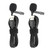2Pcs Mini USB Microphone Compact Professional Wired Lapel Collar Clip for Interview