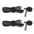 2Pcs Mini USB Microphone Compact Professional Wired Lapel Collar Clip for Interview
