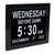 8inch Digital Day Calendar Clock Alarm Reminders Auto Dimming Large Display Elderly Digital Clock 110‑240V UK Plug