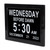 8inch Digital Day Calendar Clock Alarm Reminders Auto Dimming Large Display Elderly Digital Clock 110‑240V UK Plug
