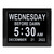 8inch Digital Day Calendar Clock Alarm Reminders Auto Dimming Large Display Elderly Digital Clock 110‑240V UK Plug