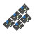 5 Pcs Label Maker Tape Black On Blue 12mm 0.47 Inch Label Tape for Ptouch PT D210 PT H100 PTD220 PT 1290