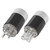 Monosaudio Pure Copper RhodiumPlated Power Plug HIFI Audio Power Connector Plug (M109R/F109R (male/female) )